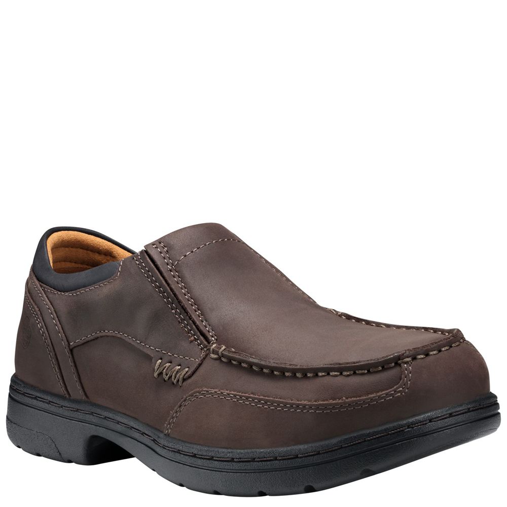 Zapatos De Seguridad Timberland Hombre Pro® Branston Esd Alloy Toe Marrones - Chile KSJ-580947